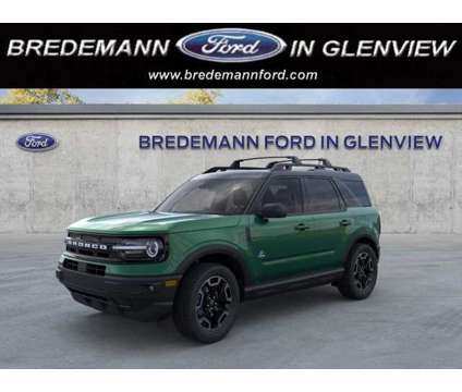 2024 Ford Bronco Sport Outer Banks is a Green 2024 Ford Bronco Car for Sale in Glenview IL