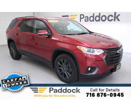 2021 Chevrolet Traverse RS is a Red 2021 Chevrolet Traverse RS Car for Sale in Buffalo NY