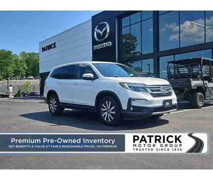 2021 Honda Pilot EX-L is a White 2021 Honda Pilot EX Car for Sale in Auburn MA