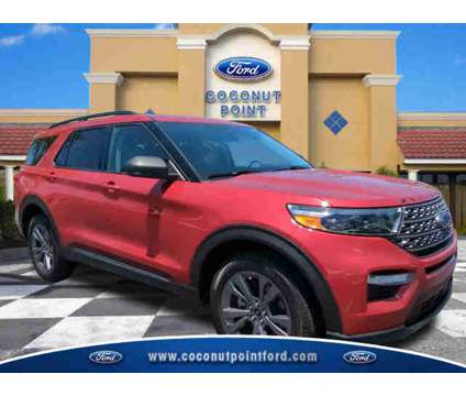 2021 Ford Explorer XLT is a Red 2021 Ford Explorer XLT Car for Sale in Estero FL