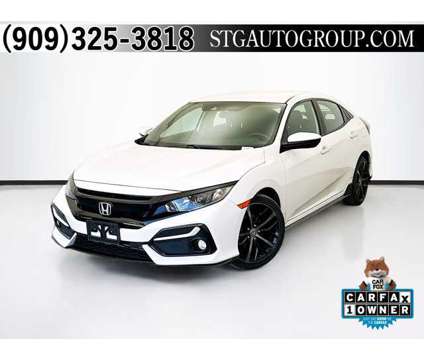 2021 Honda Civic Sport is a White 2021 Honda Civic Sport Car for Sale in Montclair CA