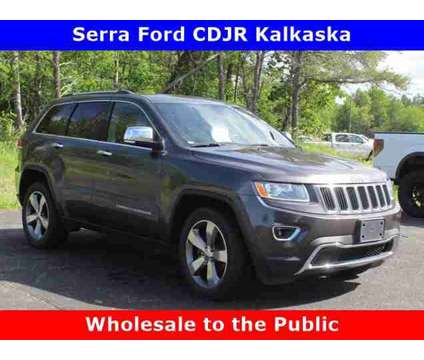 2015 Jeep Grand Cherokee Limited is a Grey 2015 Jeep grand cherokee Limited Car for Sale in Traverse City MI