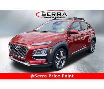 2021 Hyundai Kona Ultimate is a Red 2021 Hyundai Kona Ultimate Car for Sale in Traverse City MI