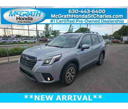 2022 Subaru Forester Premium is a Silver 2022 Subaru Forester 2.5i Car for Sale in Saint Charles IL