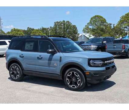 2024 Ford Bronco Sport Outer Banks is a Blue, Grey 2024 Ford Bronco Car for Sale in Sarasota FL