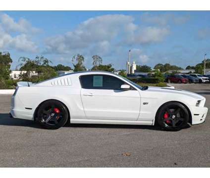 2014 Ford Mustang GT Premium is a White 2014 Ford Mustang GT Car for Sale in Sarasota FL