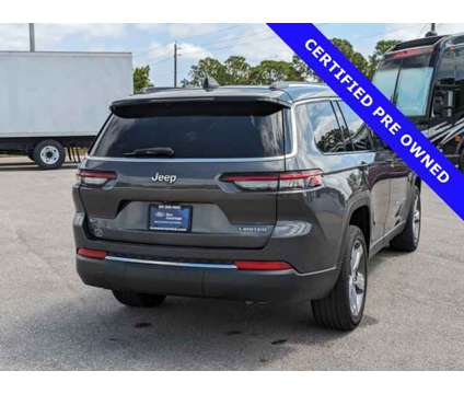 2021 Jeep Grand Cherokee L Limited is a Grey 2021 Jeep grand cherokee Car for Sale in Sarasota FL