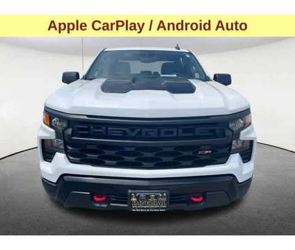 2023UsedChevroletUsedSilverado 1500 is a White 2023 Chevrolet Silverado 1500 Custom Car for Sale in Mendon MA