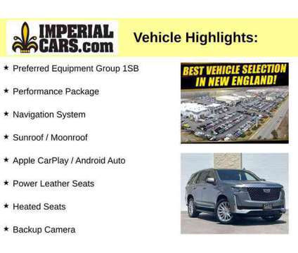 2021UsedCadillacUsedEscaladeUsed4WD 4dr is a 2021 Cadillac Escalade Premium Luxury SUV in Mendon MA