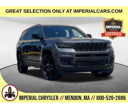 2023UsedJeepUsedGrand Cherokee LUsed4x4 is a Grey 2023 Jeep grand cherokee Car for Sale in Mendon MA