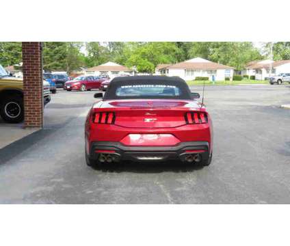 2024NewFordNewMustangNewConvertible is a Red 2024 Ford Mustang Car for Sale in Clinton IL