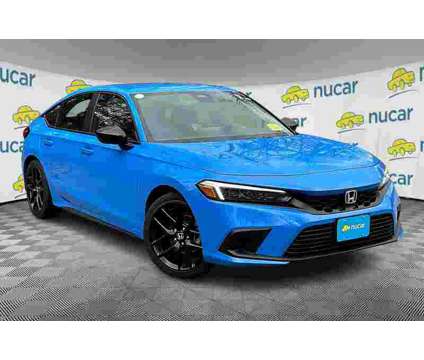 2024NewHondaNewCivic HatchbackNewCVT is a Blue 2024 Honda Civic Car for Sale in Westford MA