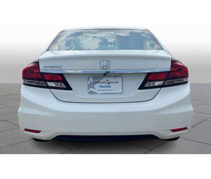 2014UsedHondaUsedCivicUsed4dr CVT is a White 2014 Honda Civic Car for Sale in Kingwood TX