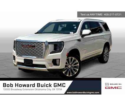 2021UsedGMCUsedYukonUsed4WD 4dr is a White 2021 GMC Yukon Car for Sale in Oklahoma City OK