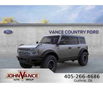 2024NewFordNewBroncoNew4 Door Advanced 4x4 is a Grey 2024 Ford Bronco Car for Sale in Guthrie OK