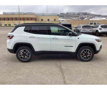 2024 Jeep Compass Trailhawk 4x4 is a White 2024 Jeep Compass Trailhawk SUV in Steamboat Springs CO