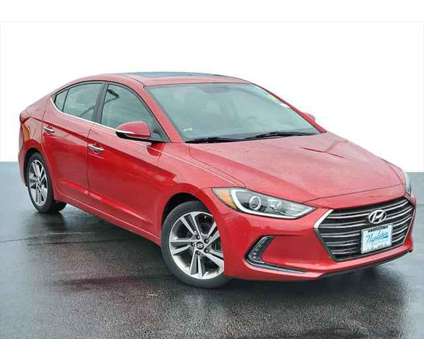 2017 Hyundai Elantra Limited is a Red 2017 Hyundai Elantra Limited Sedan in Calumet City IL