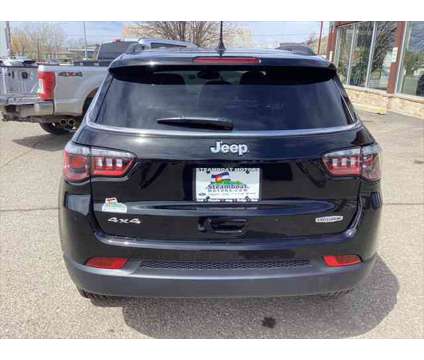 2024 Jeep Compass Latitude Lux FWD is a Black 2024 Jeep Compass Latitude SUV in Steamboat Springs CO