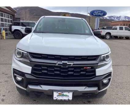 2021 Chevrolet Colorado 4WD Crew Cab Short Box Z71 is a White 2021 Chevrolet Colorado Z71 Truck in Steamboat Springs CO
