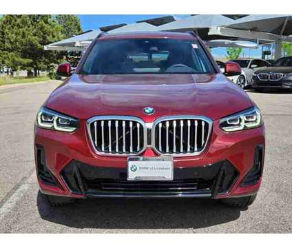 2024 BMW X3 xDrive30i is a Red 2024 BMW X3 xDrive30i SUV in Loveland CO