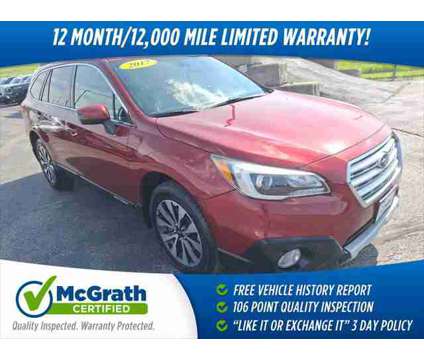 2017 Subaru Outback 3.6R Limited is a Red 2017 Subaru Outback 3.6 R Station Wagon in Dubuque IA