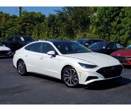 2021 Hyundai Sonata Limited is a White 2021 Hyundai Sonata Limited Sedan in Delray Beach FL