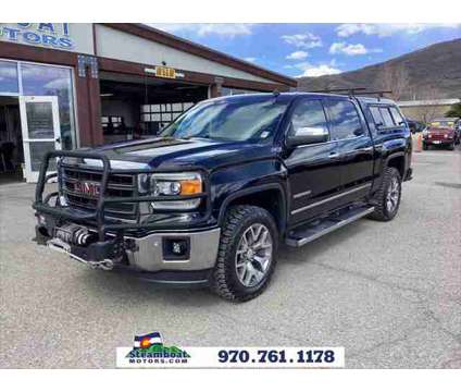 2014 GMC Sierra 1500 SLT is a Black 2014 GMC Sierra 1500 SLT Truck in Steamboat Springs CO