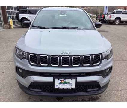 2024 Jeep Compass Latitude Lux FWD is a Silver 2024 Jeep Compass Latitude SUV in Steamboat Springs CO