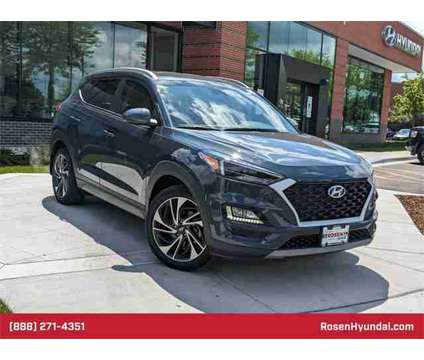 2021 Hyundai Tucson Sport is a Blue 2021 Hyundai Tucson Sport SUV in Algonquin IL