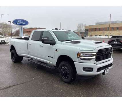 2024 Ram 3500 Laramie Crew Cab 4x4 8' Box is a White 2024 RAM 3500 Model Laramie Truck in Steamboat Springs CO