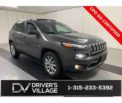 2018 Jeep Cherokee Limited 4x4 is a Grey 2018 Jeep Cherokee Limited SUV in Cicero NY