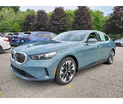 2024 BMW 5 Series i xDrive is a Green 2024 BMW 5-Series Sedan in Newton NJ