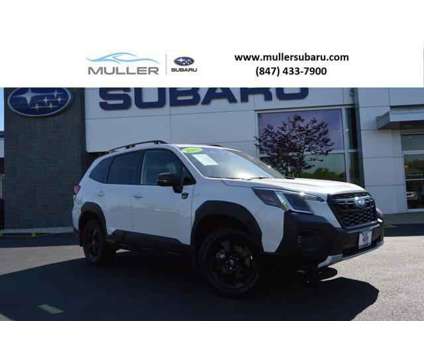 2023 Subaru Forester Wilderness is a White 2023 Subaru Forester 2.5i Station Wagon in Highland Park IL
