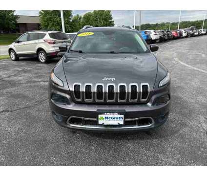 2018 Jeep Cherokee Limited 4x4 is a Grey 2018 Jeep Cherokee Limited SUV in Dubuque IA