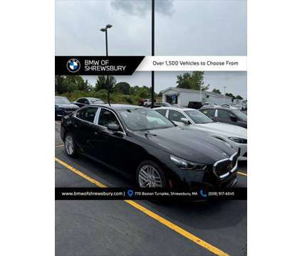 2024 BMW 5 Series i xDrive is a Black 2024 BMW 5-Series Sedan in Shrewsbury MA