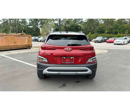 2022 Hyundai Kona SEL is a Black, Red 2022 Hyundai Kona SEL SUV in Vero Beach FL