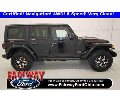 2021 Jeep Wrangler Unlimited Rubicon is a Black 2021 Jeep Wrangler Unlimited Rubicon SUV in Canfield OH