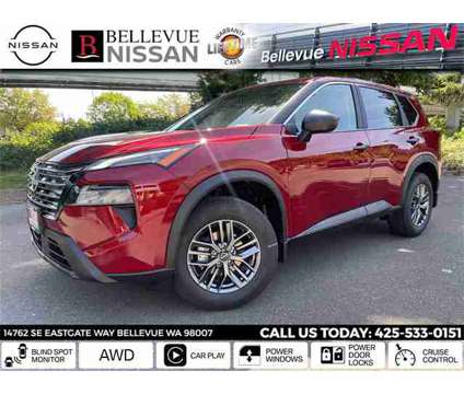 2024 Nissan Rogue S is a Red 2024 Nissan Rogue S SUV in Bellevue WA