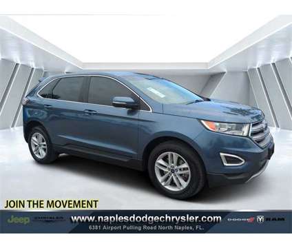 2018 Ford Edge SEL is a Blue 2018 Ford Edge SEL SUV in Naples FL