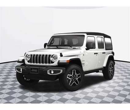 2024 Jeep Wrangler Sahara is a White 2024 Jeep Wrangler Sahara SUV in Owings Mills MD