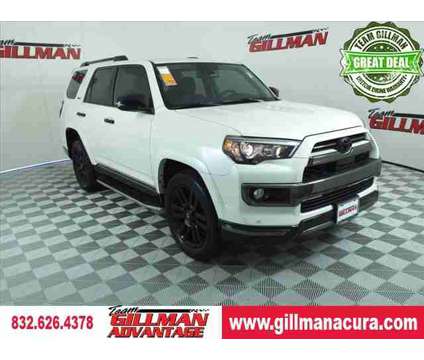 2020 Toyota 4Runner Limited Night Shade is a White 2020 Toyota 4Runner Limited SUV in Houston TX