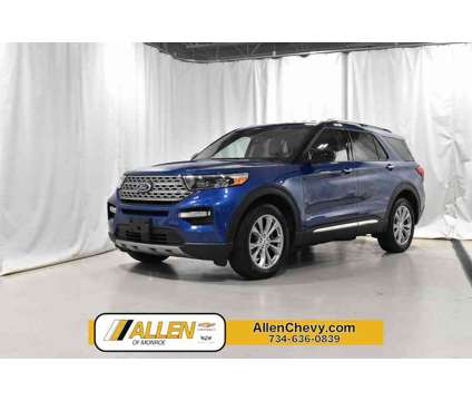 2023 Ford Explorer Limited is a Blue 2023 Ford Explorer Limited SUV in Monroe MI