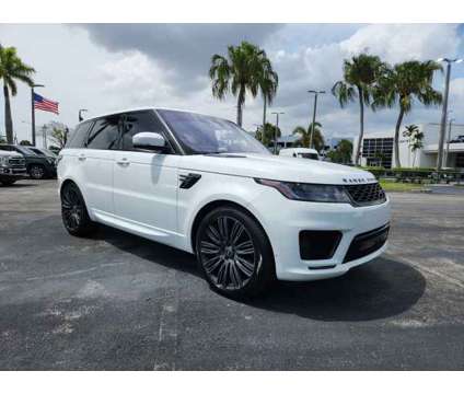 2020 Land Rover Range Rover Sport HSE Dynamic is a White 2020 Land Rover Range Rover Sport HSE SUV in Fort Lauderdale FL