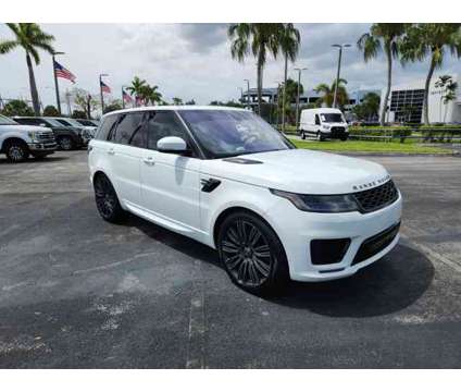 2020 Land Rover Range Rover Sport HSE Dynamic is a White 2020 Land Rover Range Rover Sport HSE SUV in Fort Lauderdale FL