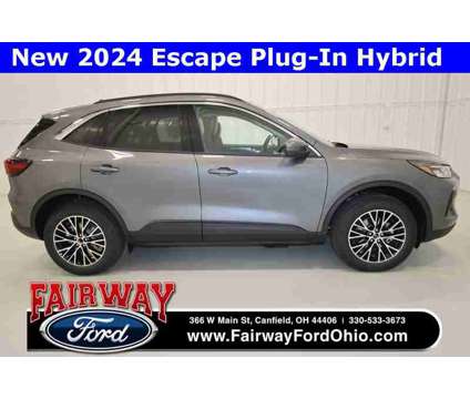 2024 Ford Escape Plug-In Hybrid is a Grey 2024 Ford Escape Hybrid in Canfield OH