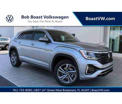 2024 Volkswagen Atlas Cross Sport 2.0T SEL R-Line is a Silver 2024 Volkswagen Atlas 2.0T SEL SUV in Bradenton FL