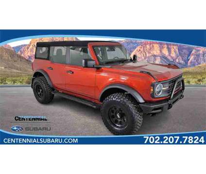 2022 Ford Bronco Adventure PKG is a Red 2022 Ford Bronco SUV in Las Vegas NV