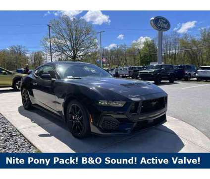 2024 Ford Mustang GT Premium is a Black 2024 Ford Mustang GT Premium Coupe in Haverhill MA