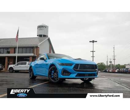 2024 Ford Mustang GT Premium is a Blue 2024 Ford Mustang GT Premium Coupe in Canton OH