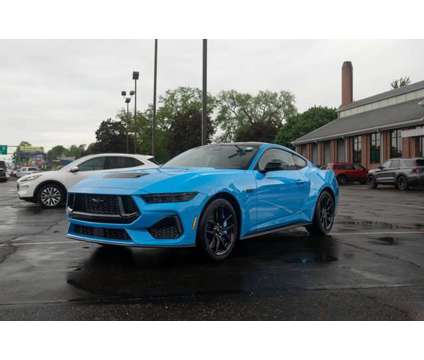2024 Ford Mustang GT Premium is a Blue 2024 Ford Mustang GT Premium Coupe in Canton OH